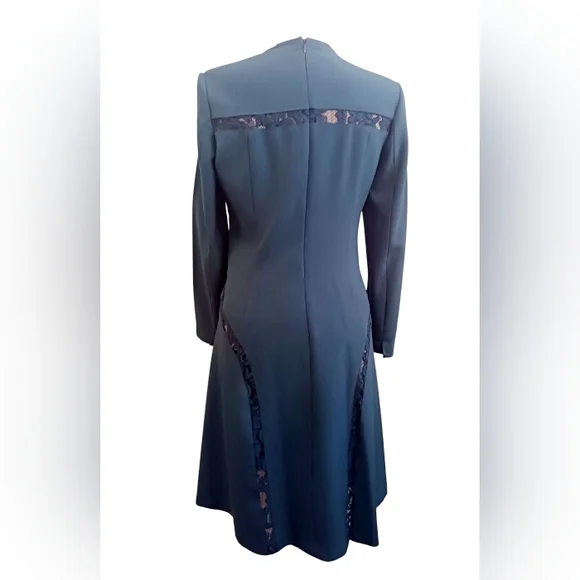 Teal Blue Anne Klein Midi Dress Size 10 - Picture 5 of 5